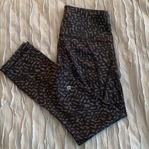 LULULEMON 7/8 Fast and Free Leggings